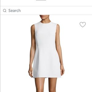 White A-Line mini dress